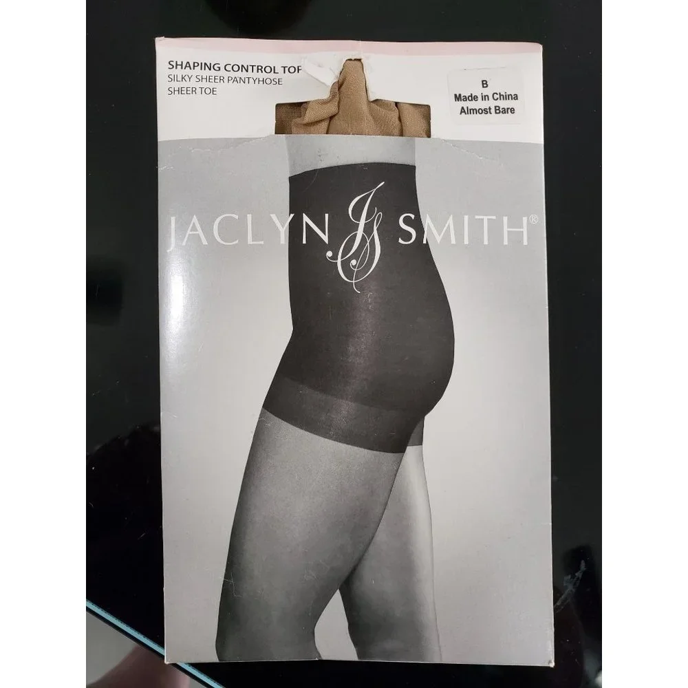 Jaclyn Smith shaping control‎ top B almost bare panty hose